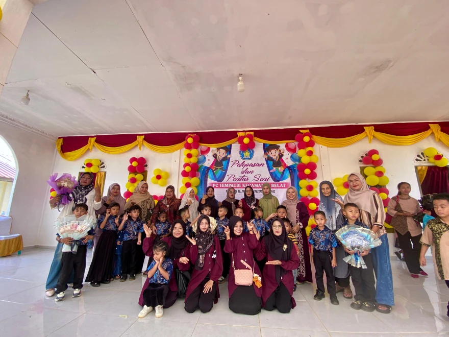 Pelepasan dan pentas seni PC HIMPAUDI KECAMATAN BELAT 