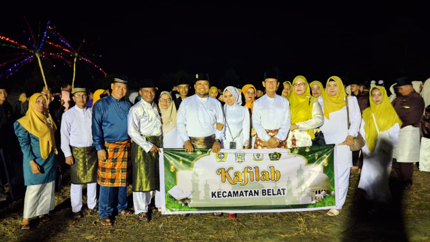 Kafilah Desa Lebuh Hadiri MTQ Tingkat Kabupaten Karimun di Kecamatan Kundur Barat